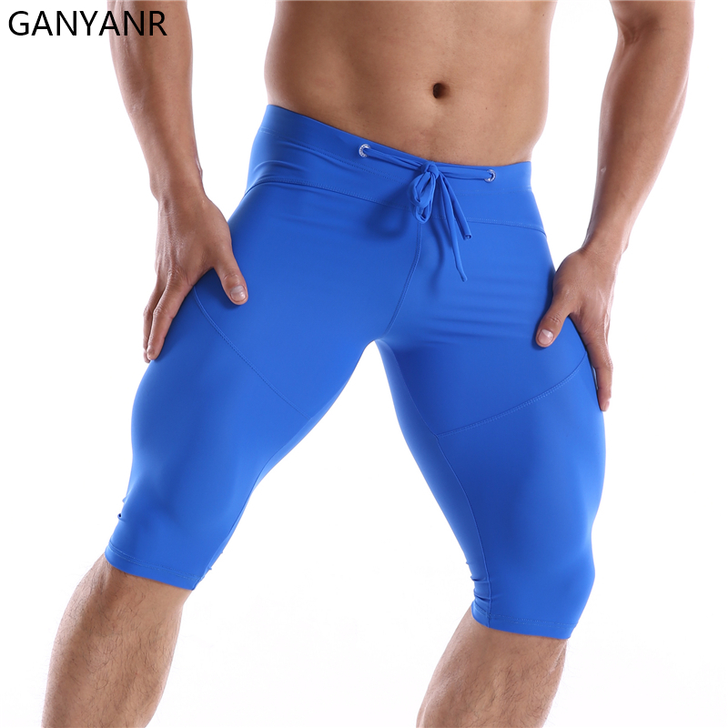 Compression Shorts Athletes - GANYANR-mallas de compresión para hombre, ropa