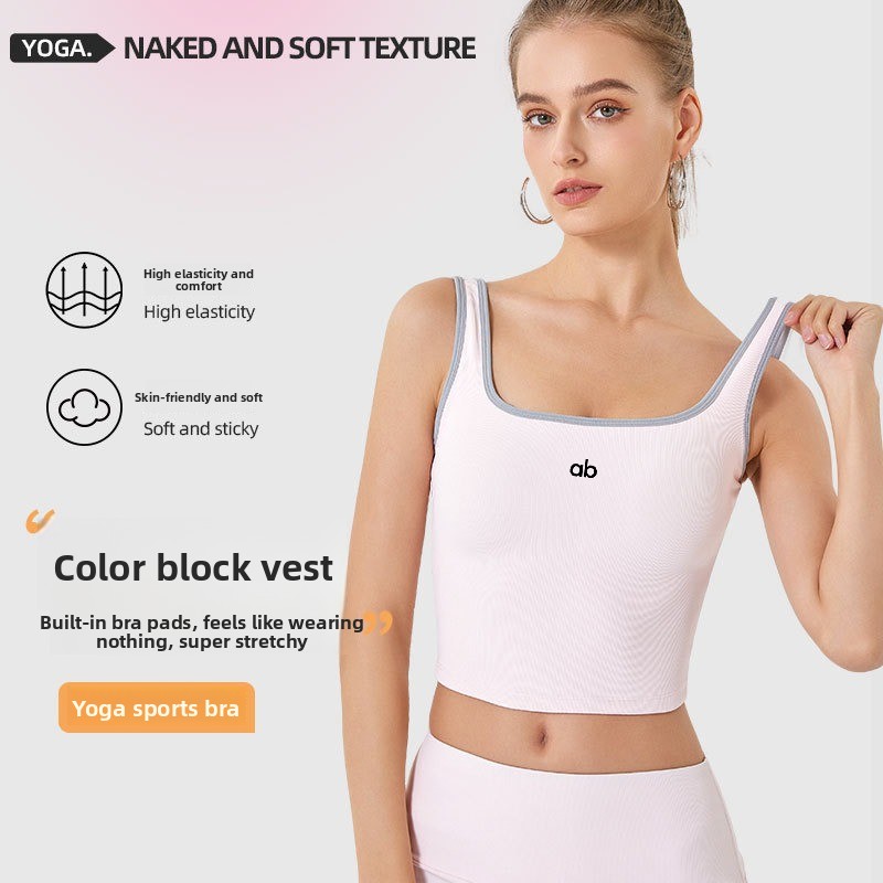 Camiseta sin mangas de yoga ac - Suspender Tank Top reseña y precio